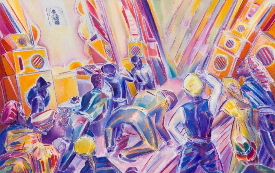 Denzil Forrester, Night Flames, 2012. Copyright Denzil Forrester. Courtesy the artist and Stephen Friedman Gallery, London.