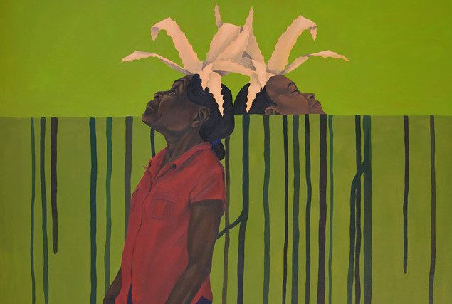 Tessa Mars, Marie Thérèse et Dieunie, 2019. 127 x 101.6 cm. Acrylic on canvas.


