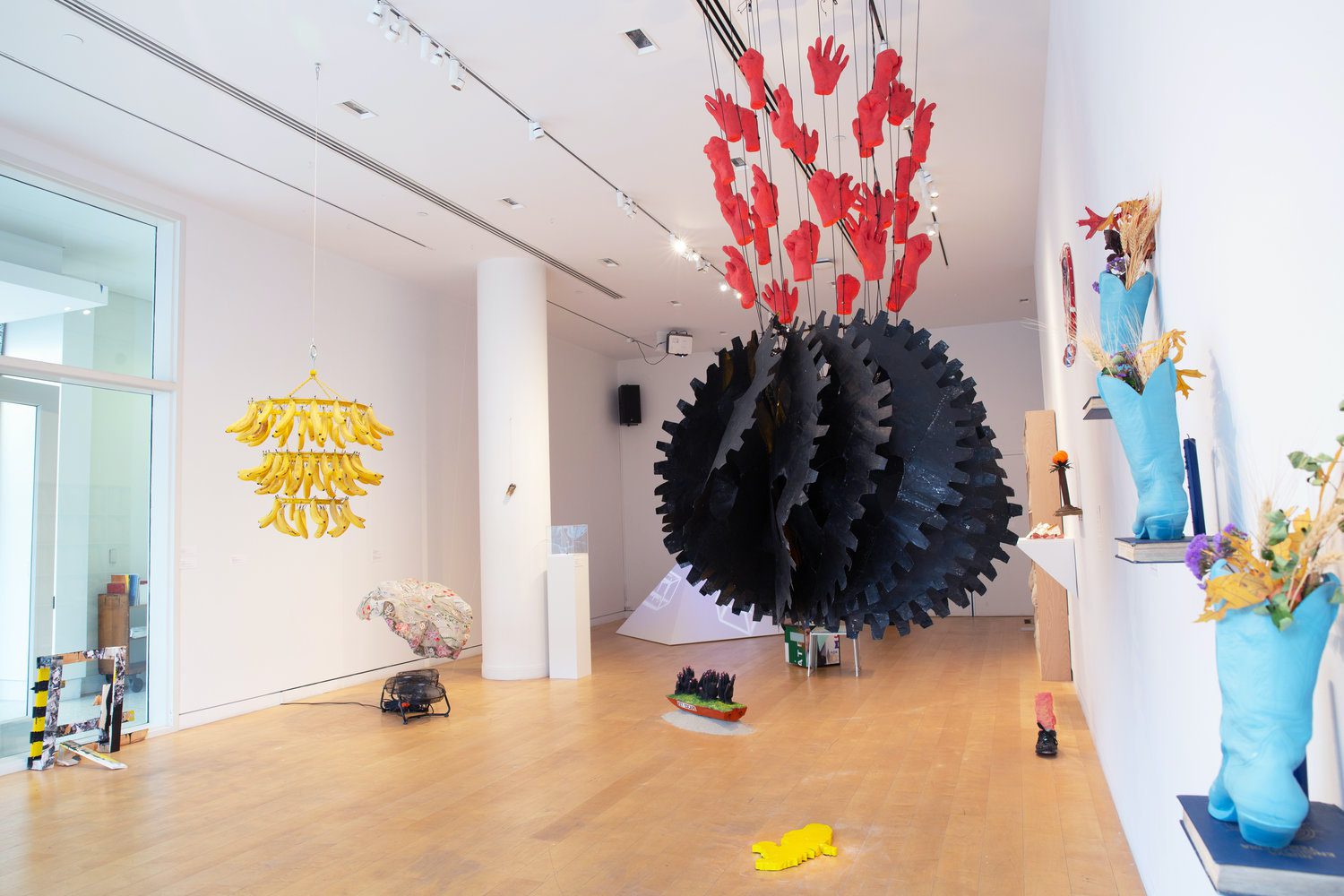 Installation View of Dust Specks on the Sea at Hunter East Harlem Gallery, New York, 2020.