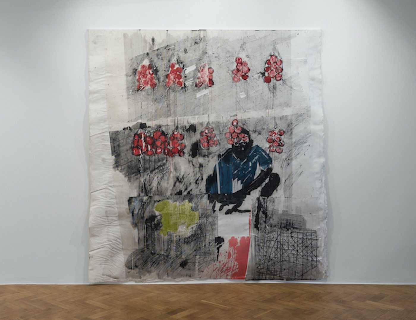 Gareth Nyandoro, Musika weTomatoes, 2020. Installation View at Tiwani Contemporary London. 