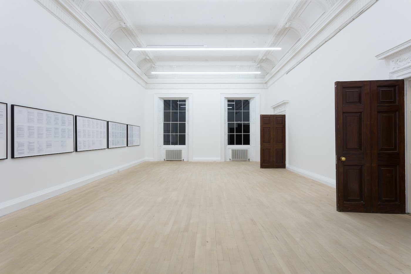 Cameron Rowland, 3 & 4 Will IV c. 73, Institute of Contemporary Arts, London, 2020. Installation view
