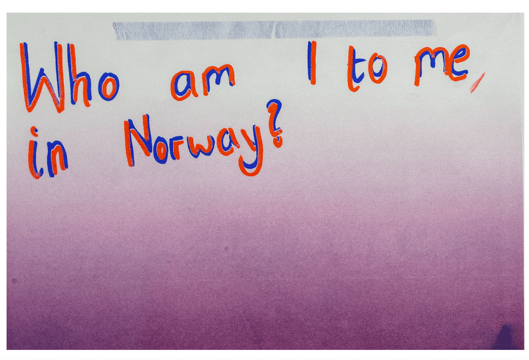 Installation View, Exhibition Bergen Assembly 2019. The creators of Oi! (Arsiema Z. Medhanie, Ayan Mohamed Moalim Abdulle, Cynthia Njoki Kangethe, Emma Wolukau-Wanambwa, Gift H. Solhaug, Hamisi Adam Moshi, Hinda Sheikh Ibrahim Farah, Malebona Maphutse, Mamadee King Kabba, Naomi Niyo Bazira, Omar Farah, Sheila Feruzi Kassim, Shelmith Mwenesi Øseth, Simnikiwe Buhlungu, Sufian Mulumba), Oi!, 2019. Risograph prints on paper, dimensions variable. 