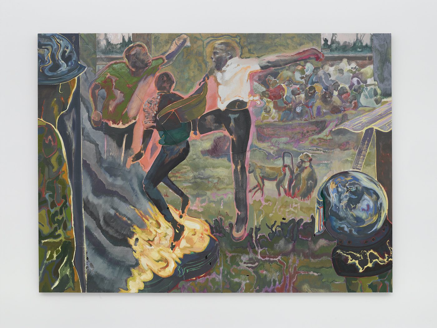 Michael Armitage, The Accomplice, 2019. Courtesy Norval Foundation, Cape Town