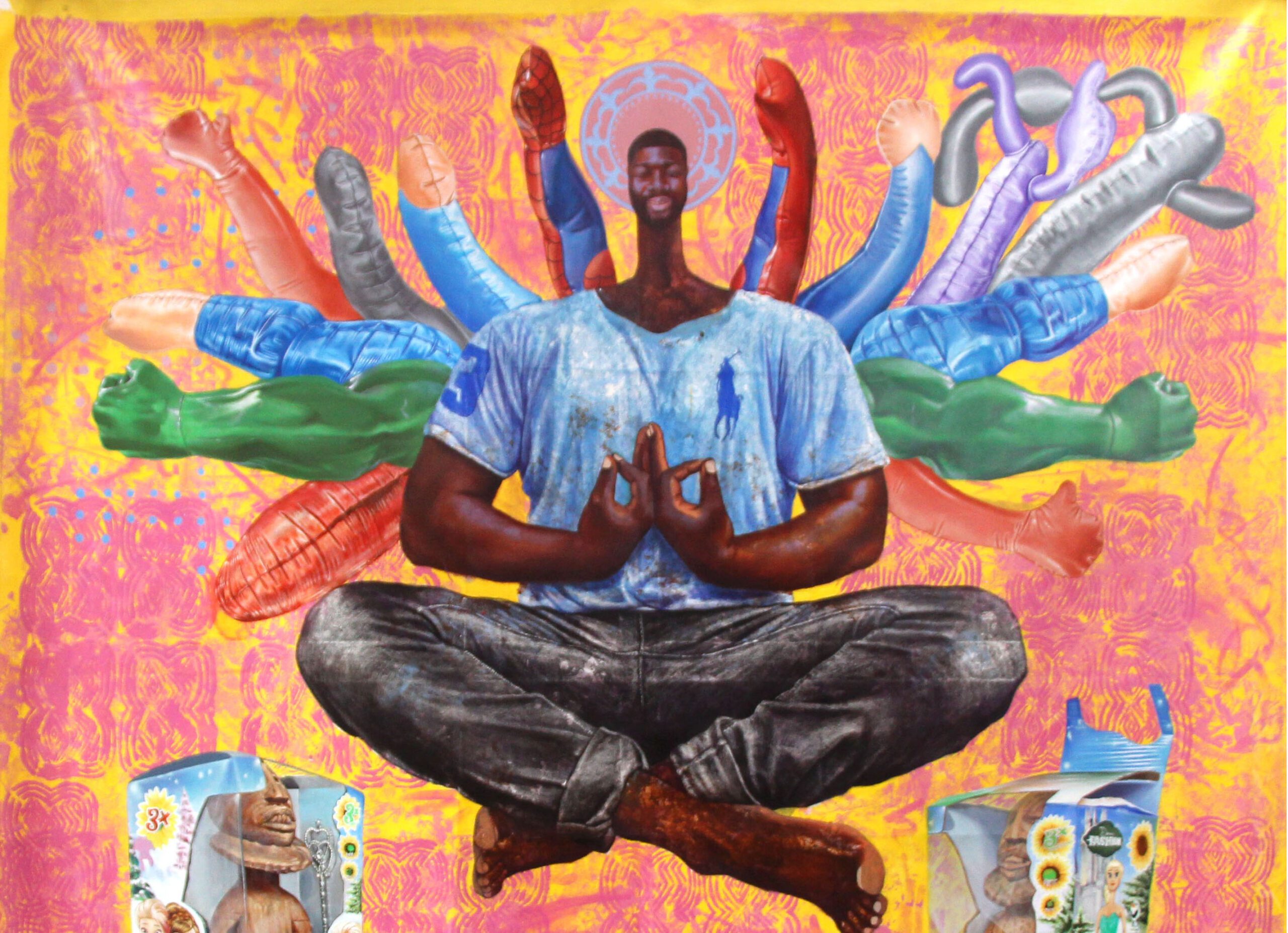 Hilaire Balu Kuyangiko. Diagnostic de nos Consciences (Detail), 2019. Courtesy of the Artist.