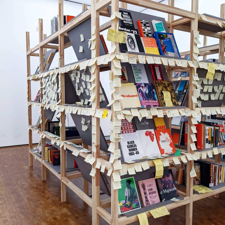 Installation view C& Center of Unfinished Business, HERE AND NOW at Museum Ludwig: Dynamic Spaces, Museum Ludwig, Cologne 2020, © Contemporary And. Photo: C&