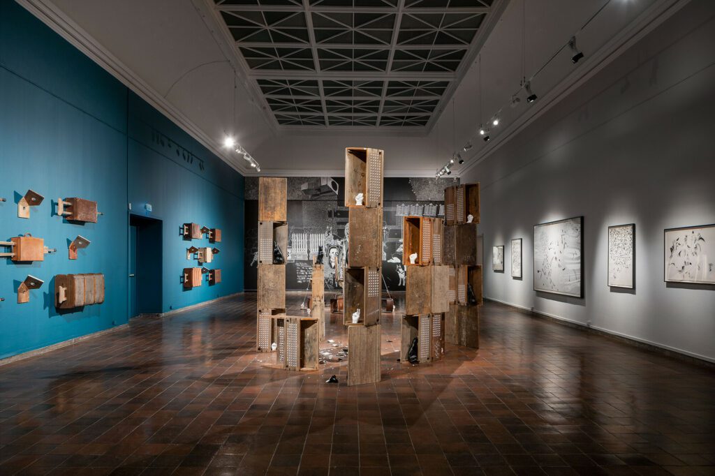 View of Bring Back Lost Love, Göteborgs Konsthall, Gothenburg, Sweden 2021. Photo: Hendrik Zeitler.