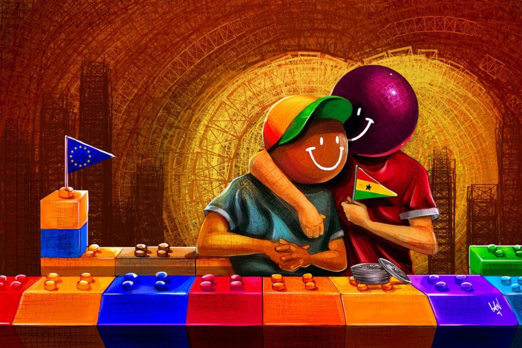 Ian Kwakye Supernova, digital painting, 20x30 inches, 2021 
