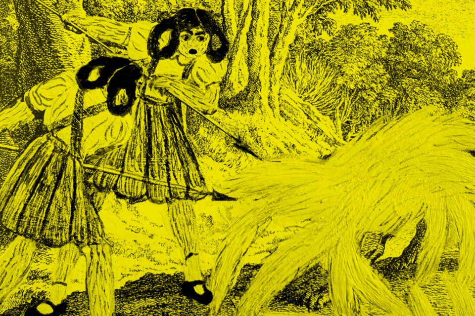 Image : Kelly Sinnapah Mary, “la fugue”, drawing on book, 2020