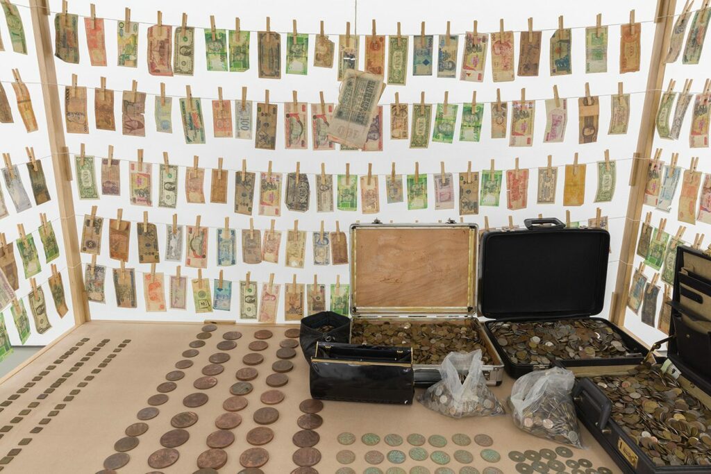 Meschac Gaba, Bank or Economy: Obscure Economy, 2016, detail