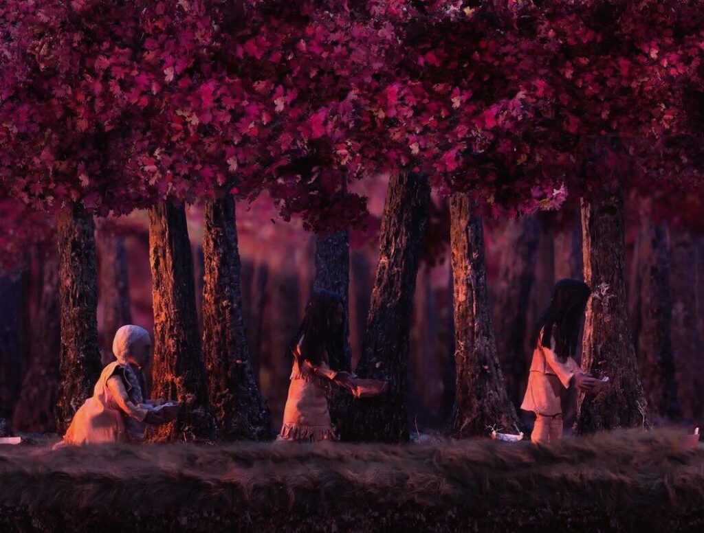 Amanda Strong, still from: Biidaaban (The Dawn Comes), based on three stories from Leanne Betasamosake Simpson, 2018.