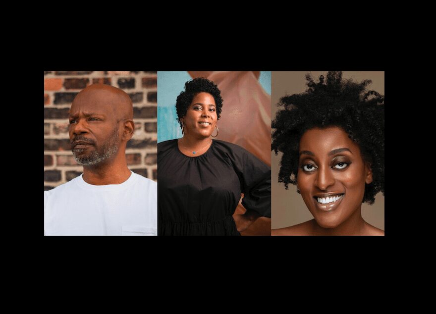 From left: Jefferson Pinder, Rashida Bumbray, and Niama Safia Sandy.
