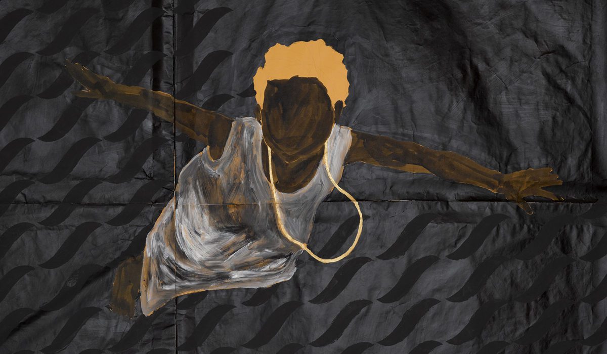 Pintei o Éden de Preto, 2020. Courtesy of the David Zwirner Gallery
