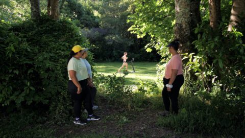 Christopher Ulutupu, Treadmill, 2021. Video Still. Courtesy the artist. 