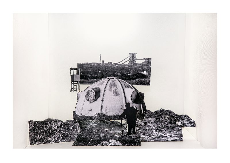 Lebohang Kganye 'the stranger stood before a monstrosity in search for memory, 2020, 