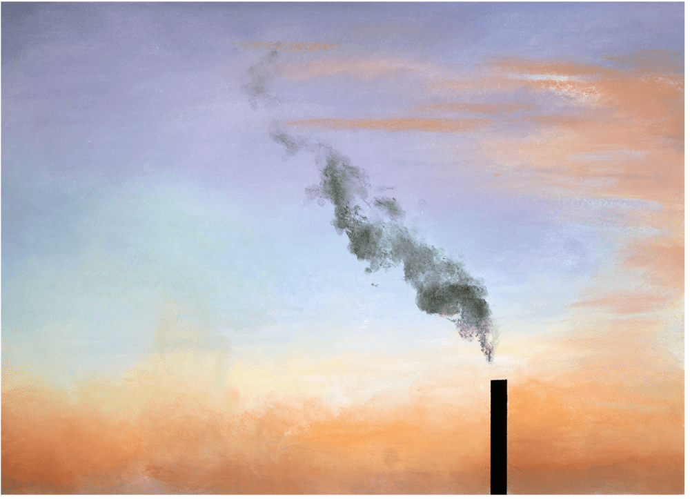 Phoebe Boswell. Notes on Lockdown: World View III. 2021. Pastel on paper.
