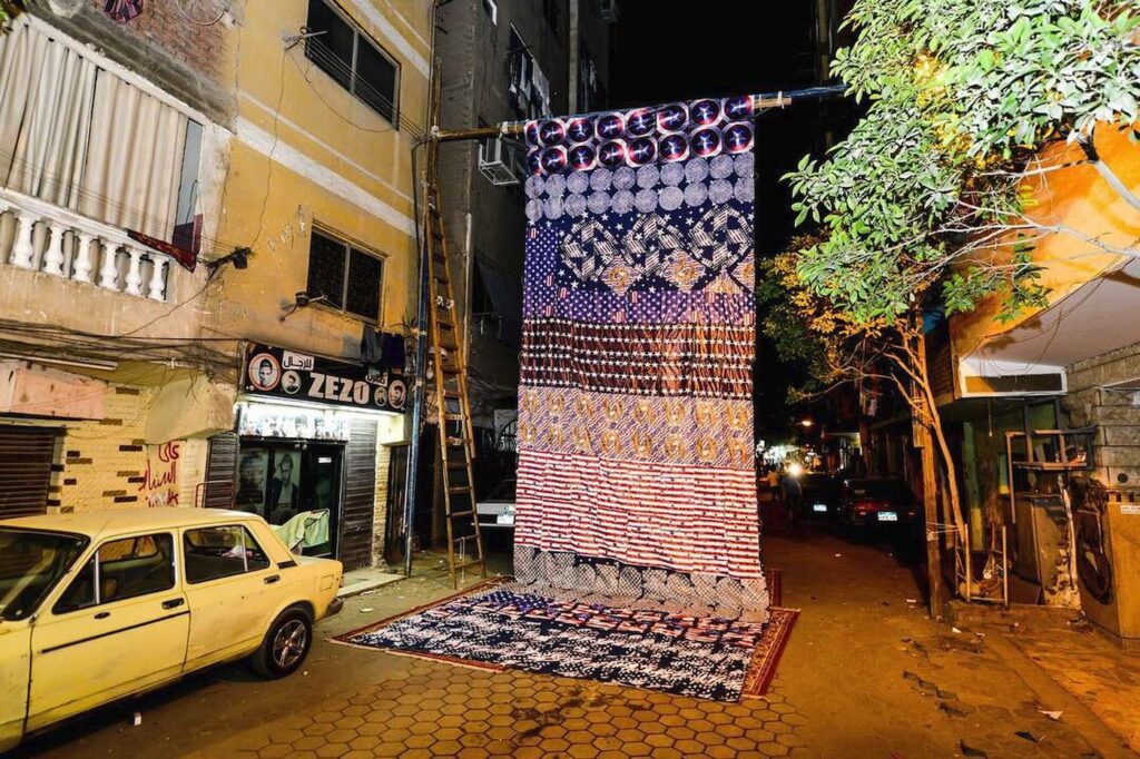 Ibrahim Ahmed, Does Anybody Leave Heaven? (detail), 2019, Presentation at the ICA © Ibrahim Ahmed