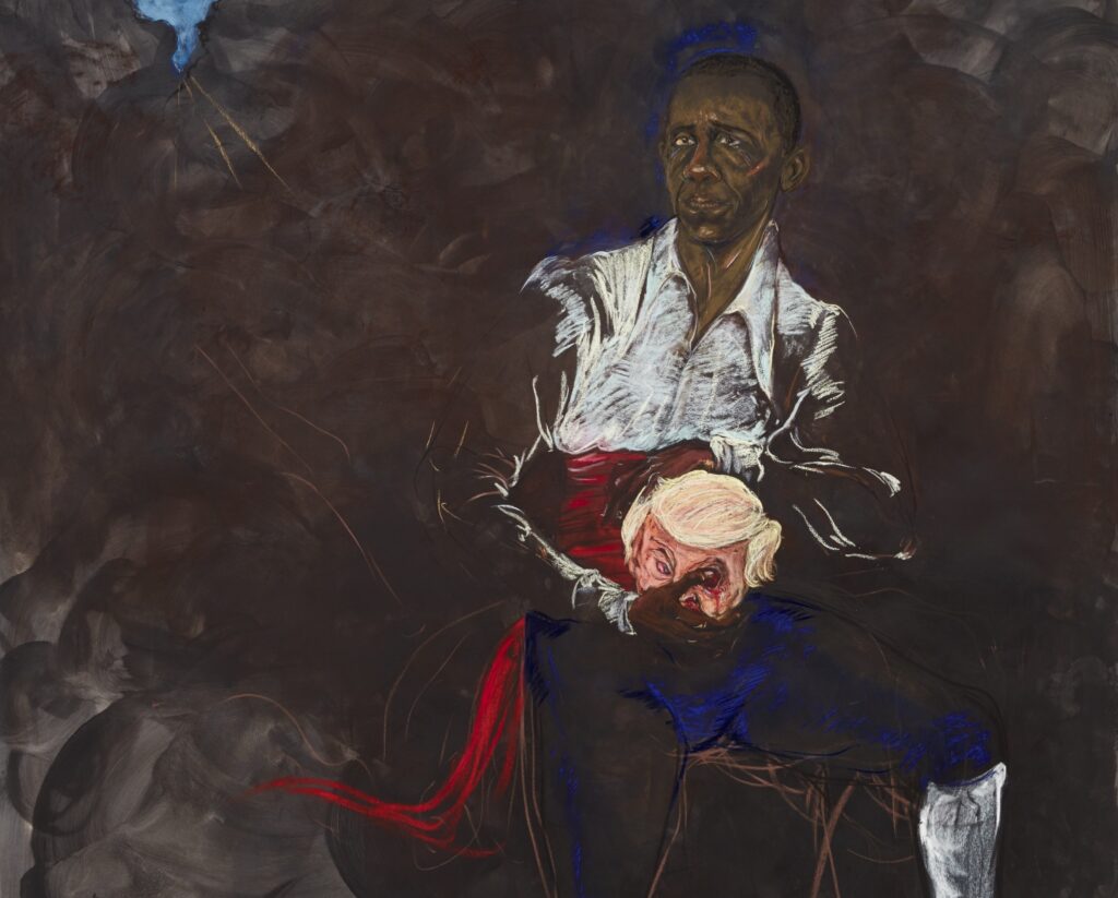 Kara Walker, Barack Obama as Othello 