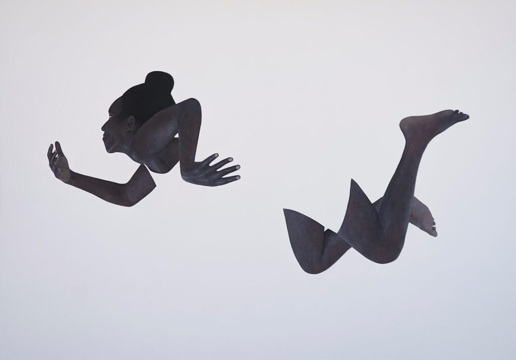 Sungi Mlengeya, Contemplation, 2021, Acrylic on canvas, Courtesy Afriart Gallery