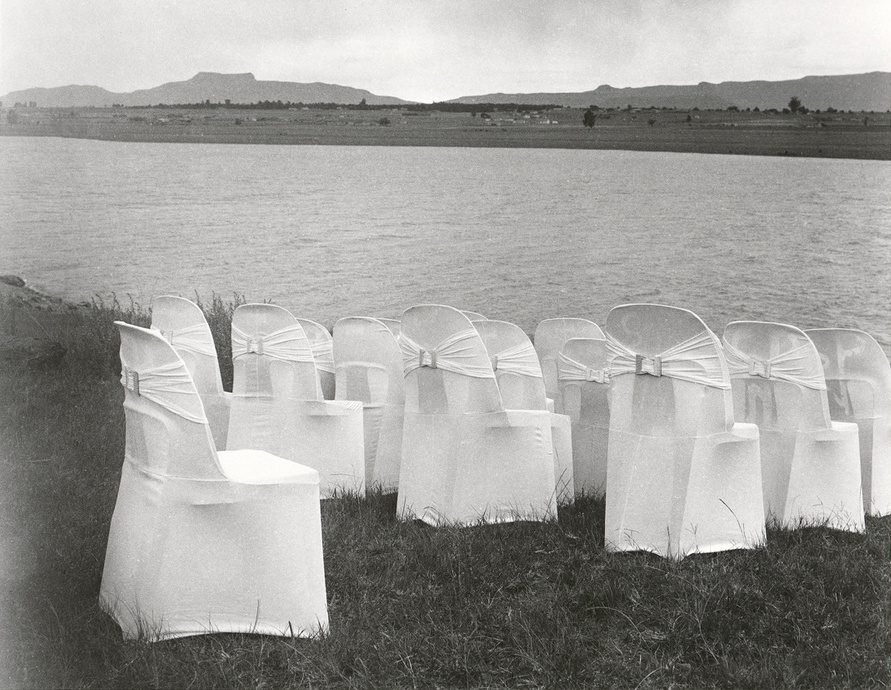 Sabelo Mlangeni, Ukufika kwengilosi. The coming of an angel (detail), 2016. Hand-printed silver gelatin, 30 x 40 cm
