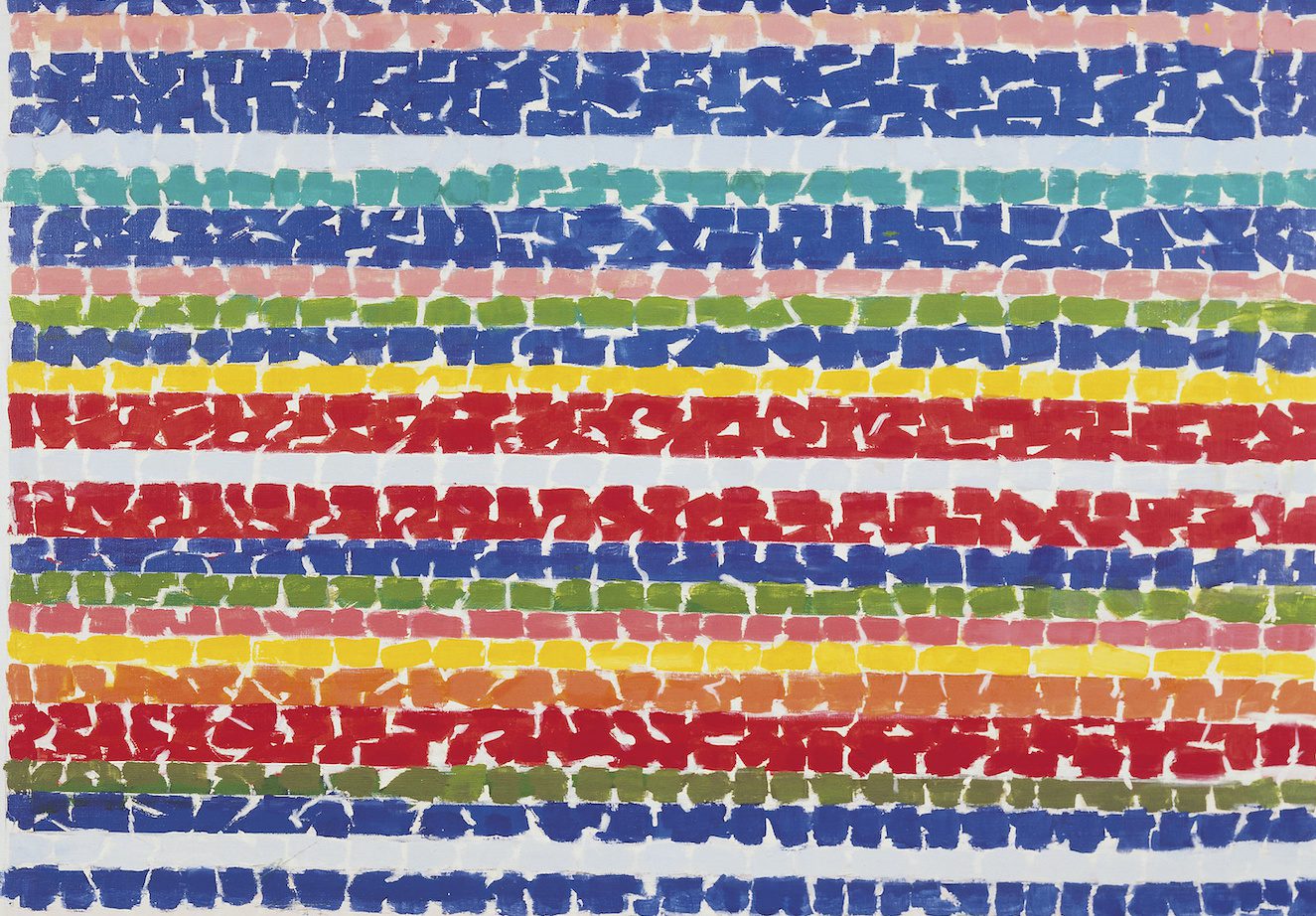 Alma Thomas, Air View of Spring Nursery (Detail), 1966. Acrylic on canvas. The Columbus Museum
