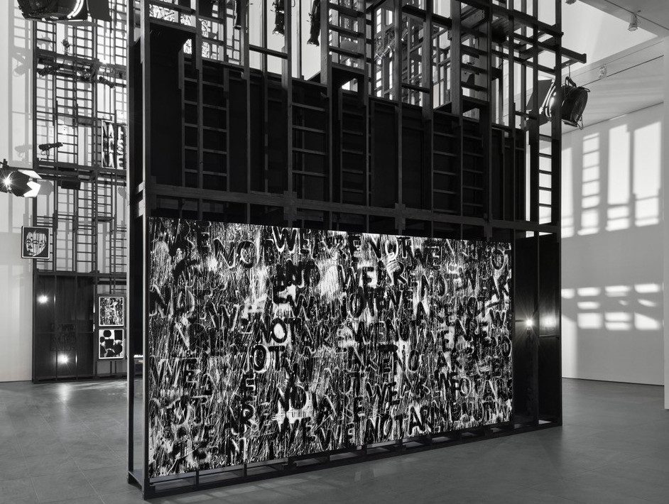 Installation view of Adam Pendleton: Who Is Queen?, on view from Sep 18, 2021 through Jan 30, 2022. The Museum of Modern Art, New York. Photo: Andy Romer.
