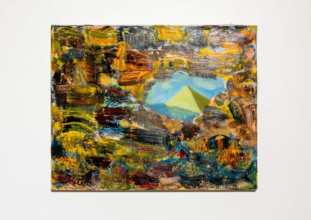 Installation view of Cascade of Knowledge. Courtesy of Lucy Emms.
