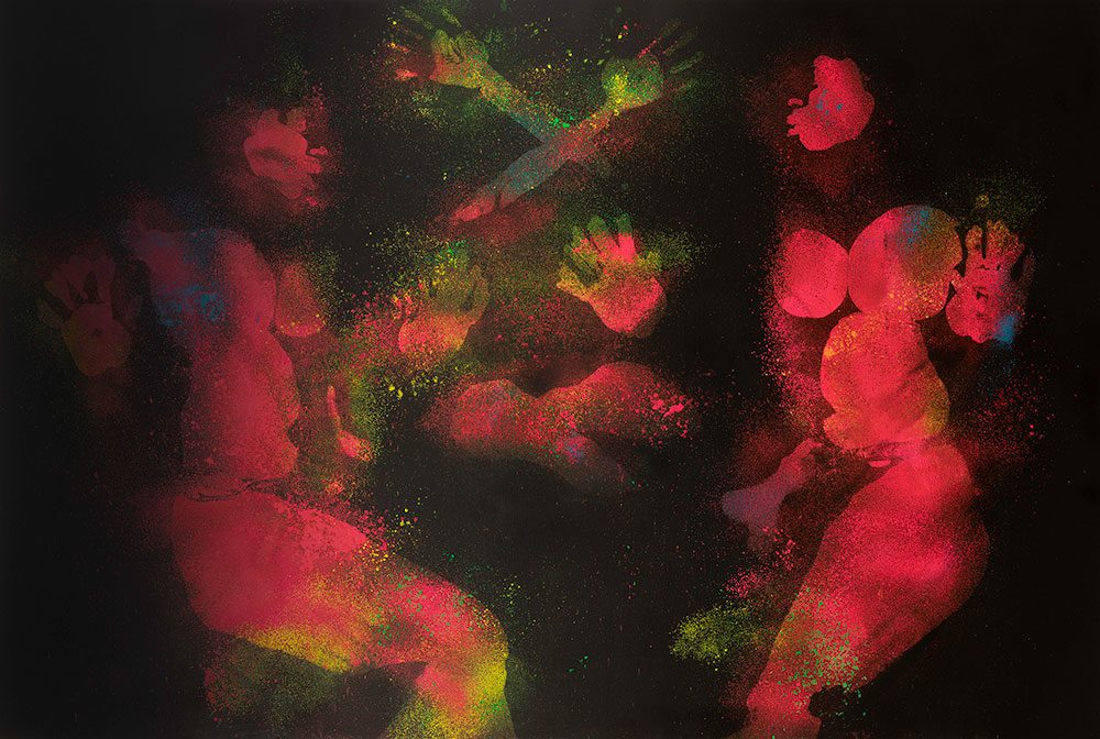 Adelaide Damoah The pain took me to another place with the pleasure and it was a magical beautiful creative womb space (2021) | © Adelaide Damoah
