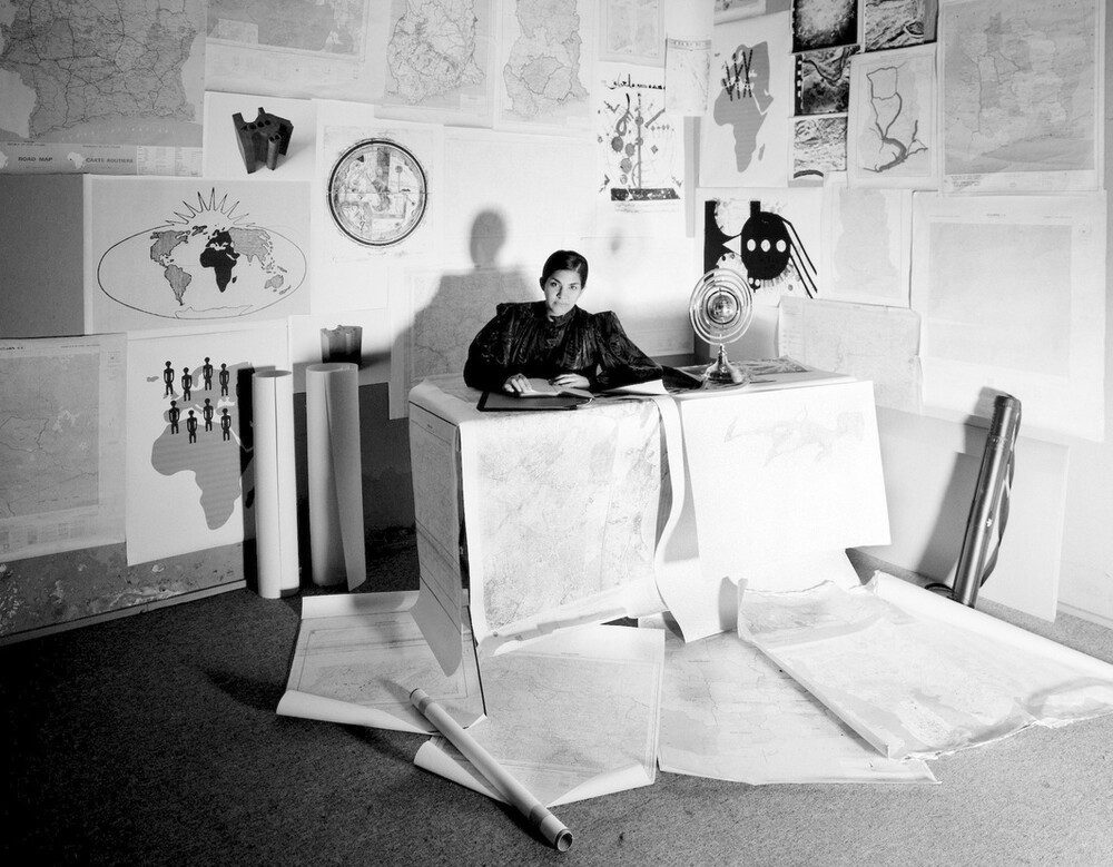 Heba Y. Amin, The Master’s Tools I, 2018, black-and-white photograph, 34 x 43