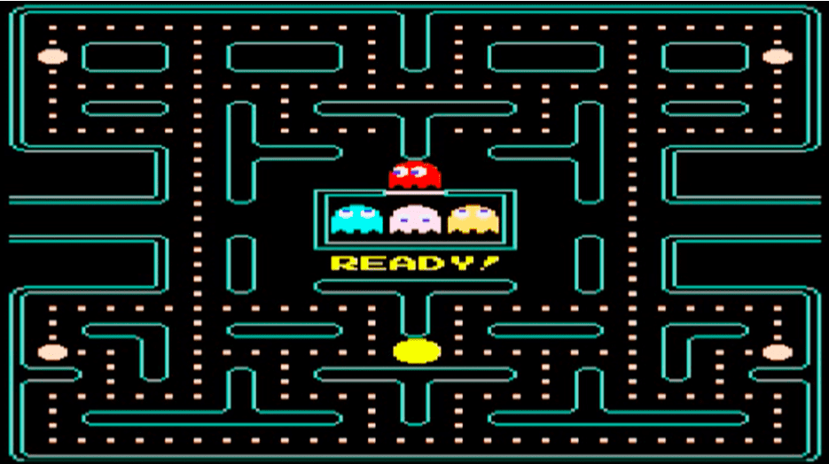 STURTEVANT, Pacman, 2012, HD-Video, 1′15′′, Farbe, Ton. Videostill. © Estate Sturtevant, Paris. Courtesy Galerie Thaddaeus Ropac, London/Paris/Salzburg/Seoul.