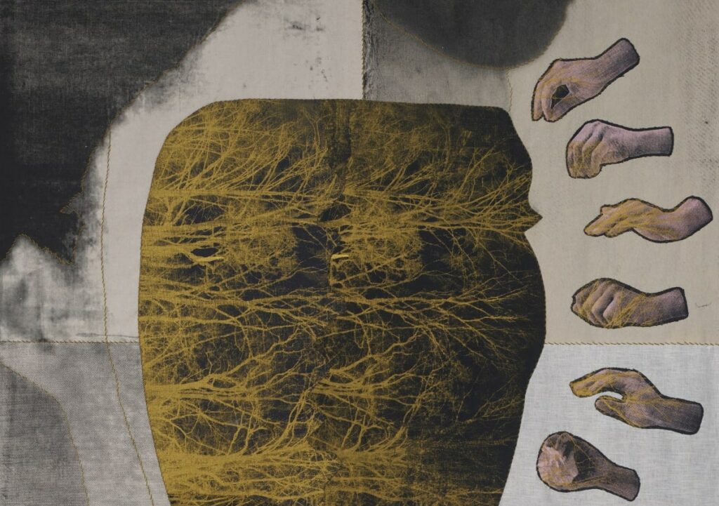 Zohra Opoku, Eternal Life (Detail), 2020. Courtesy Mariane Ibrahim