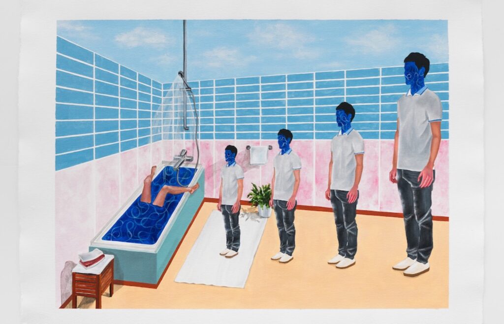 Wooju Lee, Bathroom Series 1, 2021.