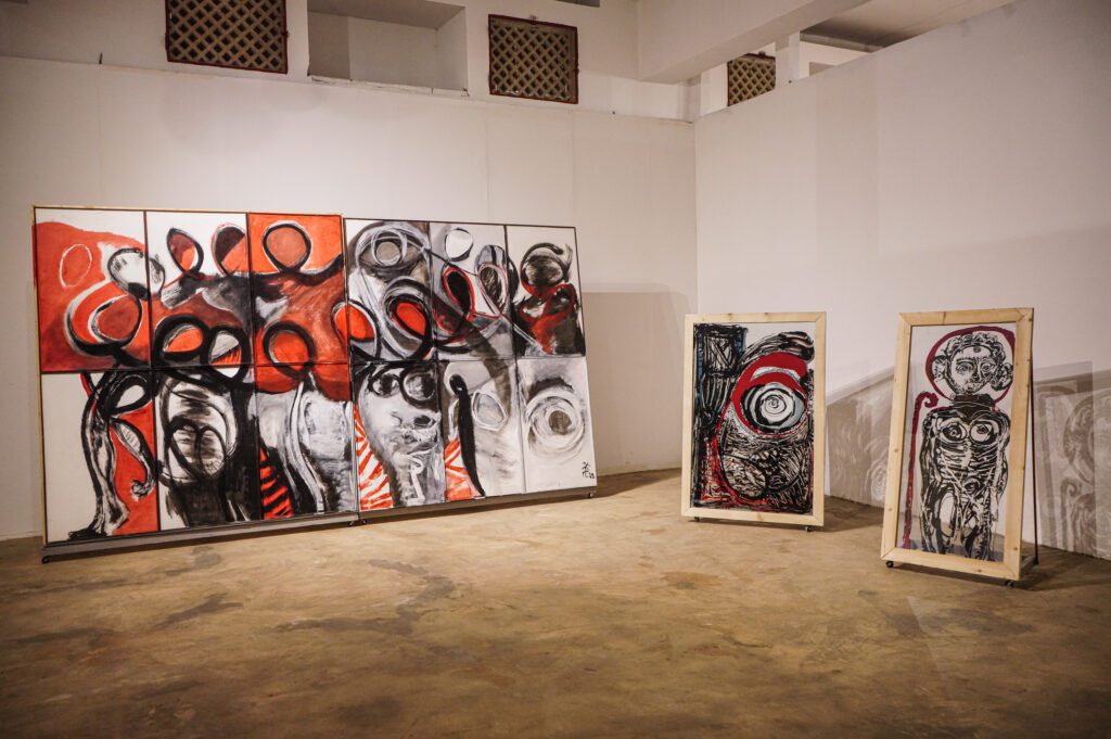El Hadji Sy, Installation View, Selebe Yoon, 2022.