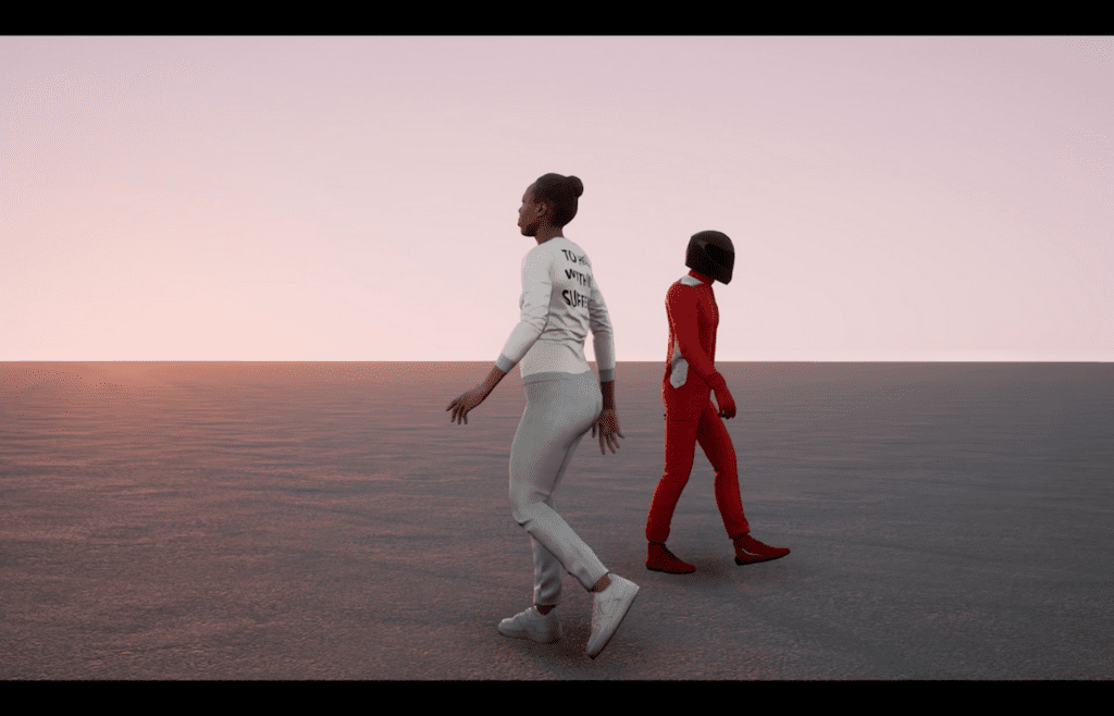 DED-2.pngMartine Syms, DED, 2021, digital video (color, sound), 15:35 minutes, image copyright Martine Syms, courtesy of the artist and Bridget Donahue, NYC.