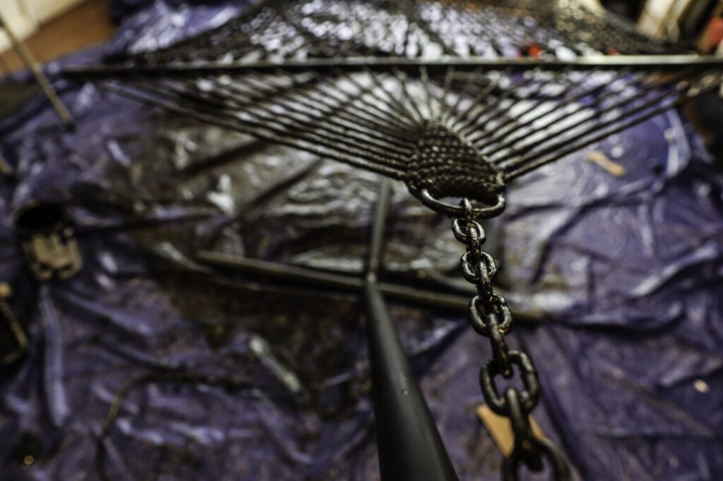 Sheldon Scott. Studio Image, Photo by Jatai Lindsey. Courtesy of the artist