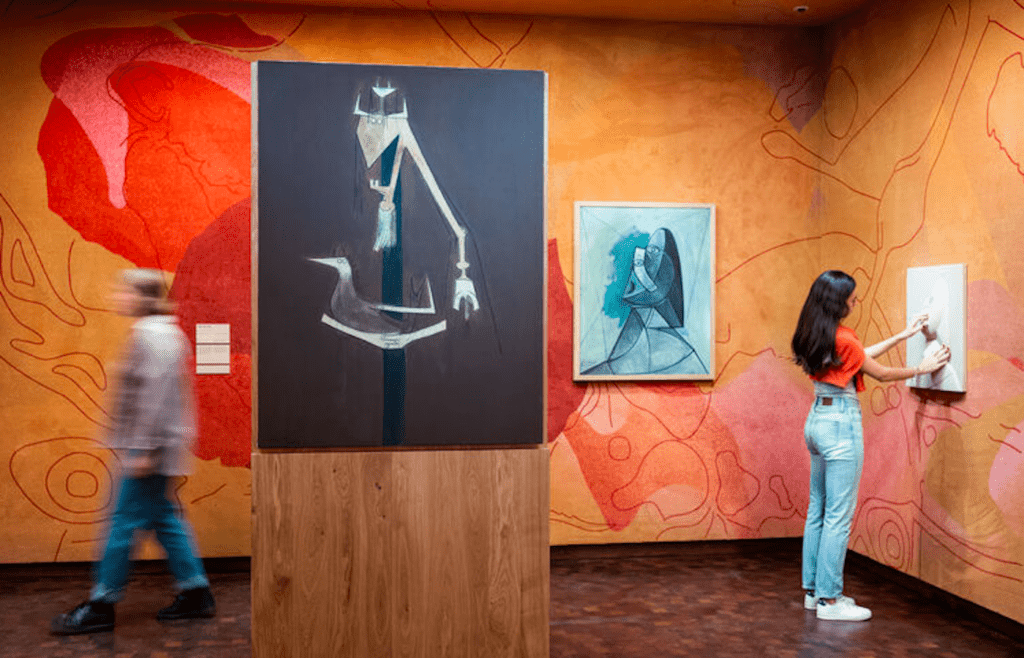 View of Delinking and Relinking, Van Abbemuseum, Eindhoven, the Netherlands, 2021. Photo: Joep Jacobs.