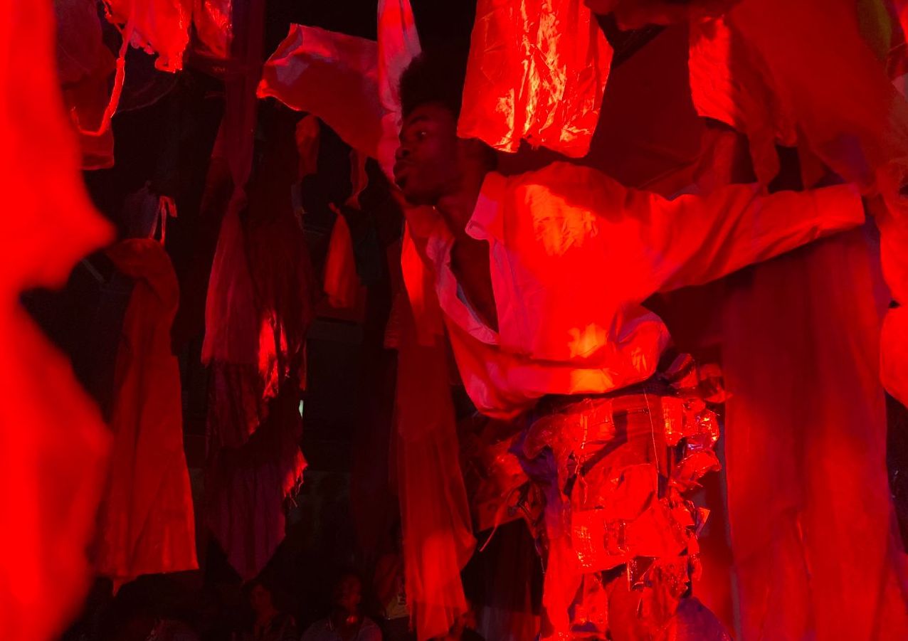 Performance by Azazou Show. Photo: Costa Tshinzam