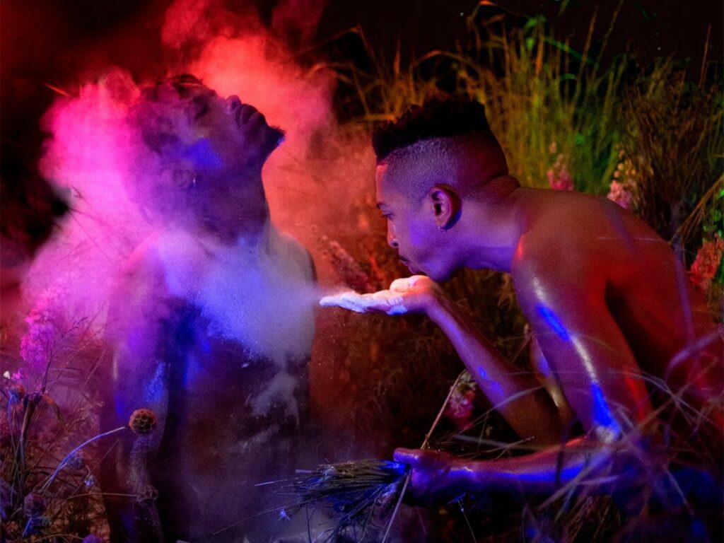 Christopher Udemezue, Untitled (Tayki and The Obeah Man), 2021, digital print, 114.3 x 64.8 cm (detail)