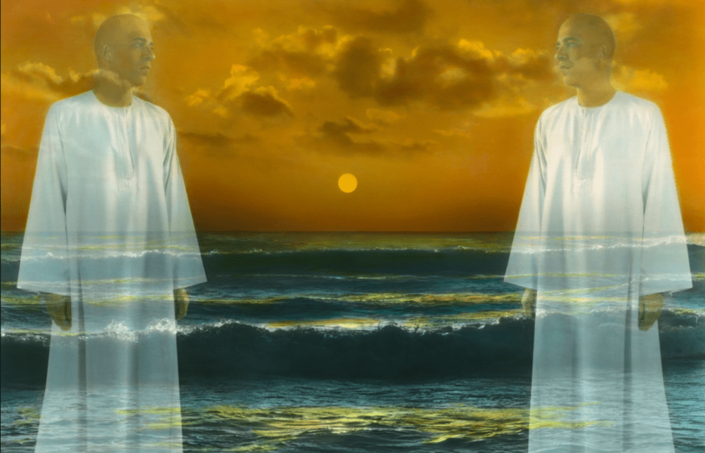 Youssef Nabil, Connected to you by every Sea, self-portrait, 2021
Hand Coloured Gelatin Silver Print
26 x 39 cm
Edition of 10