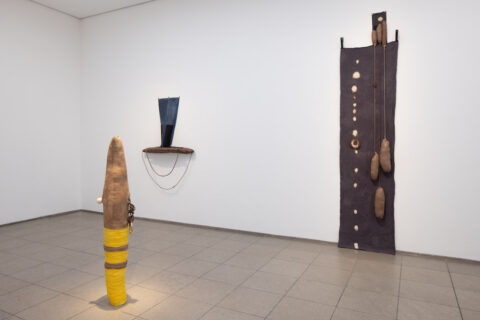 cameron clayborn. nothing left to be, Exhibition view Hamburger Bahnhof – Museum für Gegenwart – Berlin, September 15, 2022-January 22, 2023, © cameron clayborn, Courtesy Simone Subal Gallery, New York, © Staatliche Museen zu Berlin, Nationalgalerie / Thomas Bruns
 