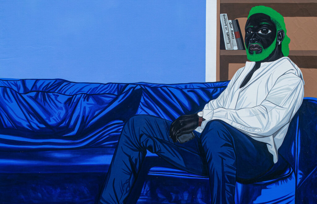 Sesse Elangwe, Questions on identity (Detail), 2022. 
Courtesy of kó Gallery