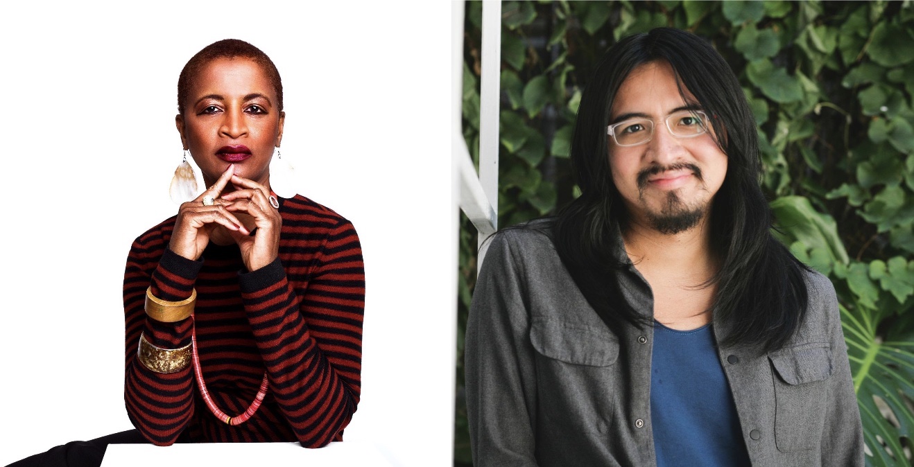 Dominique Fontaine (left), Photo: Kétiana Bello; and Miguel A. López (right), Photo: Daniela Morales