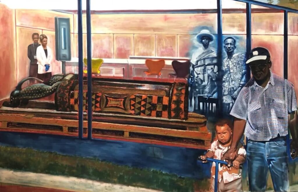 Thibaut Bouedjoro-Camus, Djidji Ayokwe, 2022. Courtesy of Galerie Cecile Fakhoury