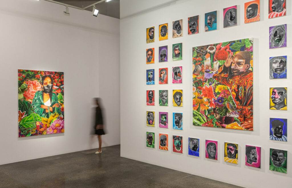 Larry Amponsah, The Soil From Which We Came, Installation View, 2023.
Courtesy of Lawrie Shabibi