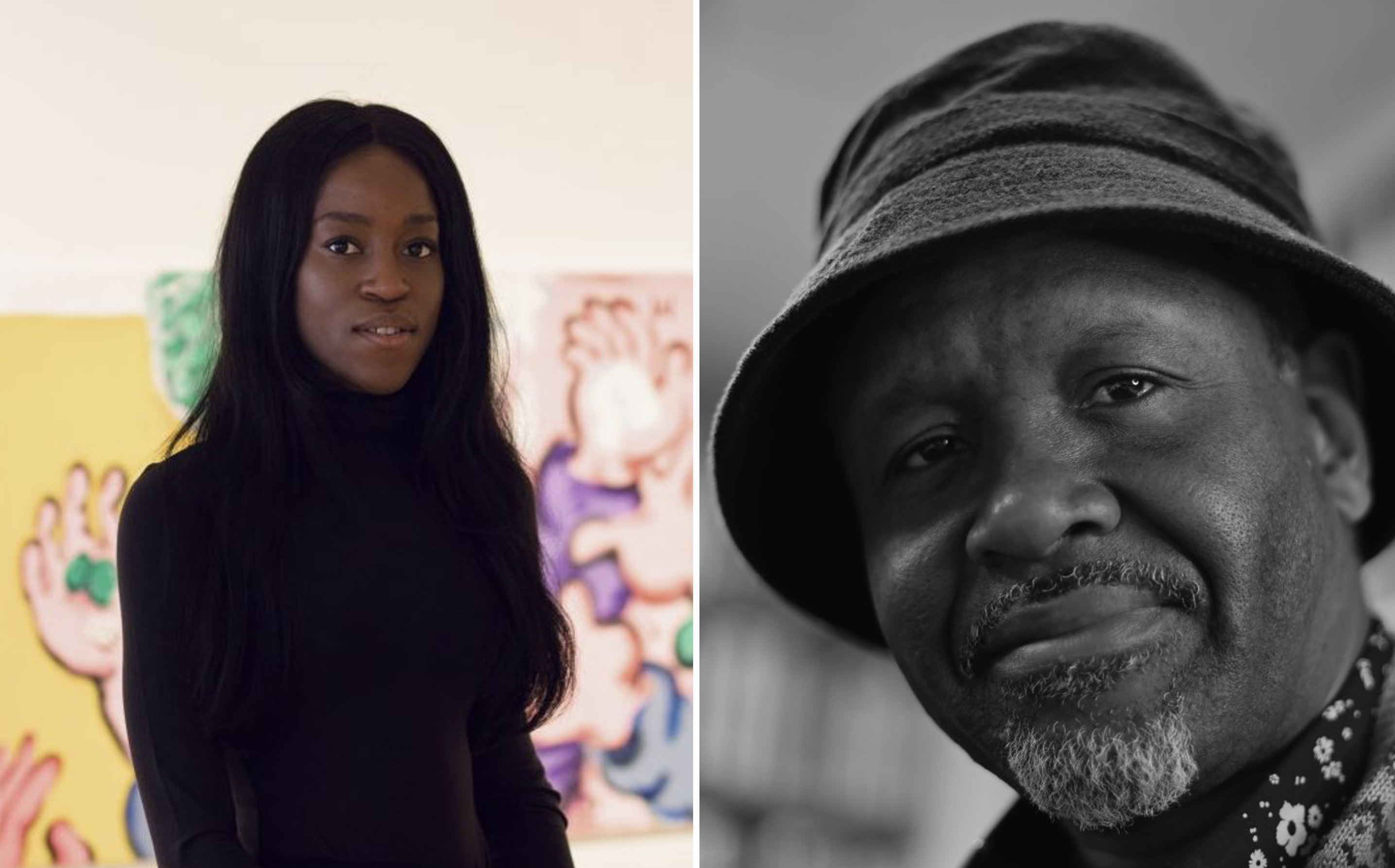 Aindrea Emelife (left) and Chika Okeke-Agulu (right). Courtesy of EMOWAA. 