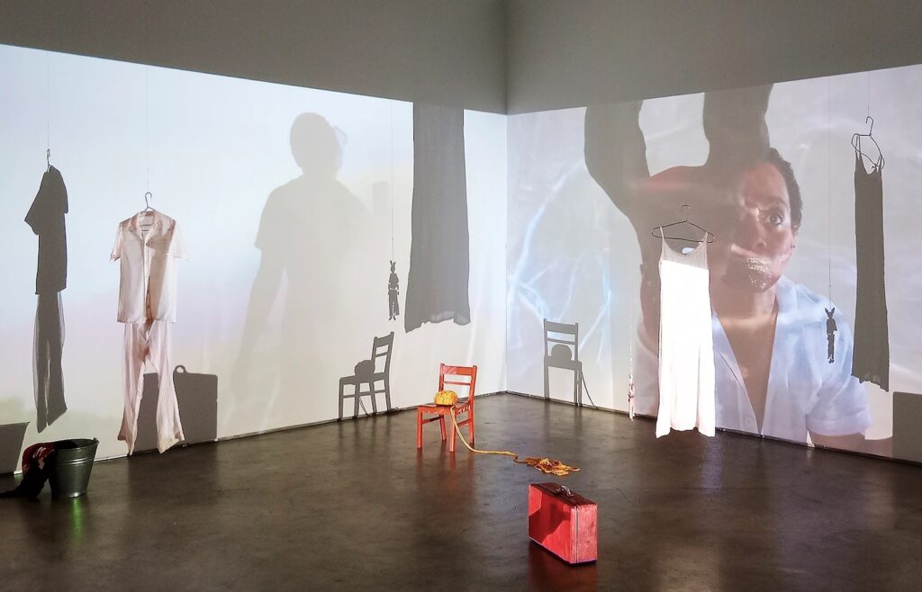 Syowia Kyambi
Kaspale’s Playground, 2020 - 2021
Site specific multimedia installation, performance 539 x 487 x 309 cm
Courtesy of Syowia Kyambi and Nairobi Contemporary Art Institute (NCAI)
Copyright: Syowia Kyambi            