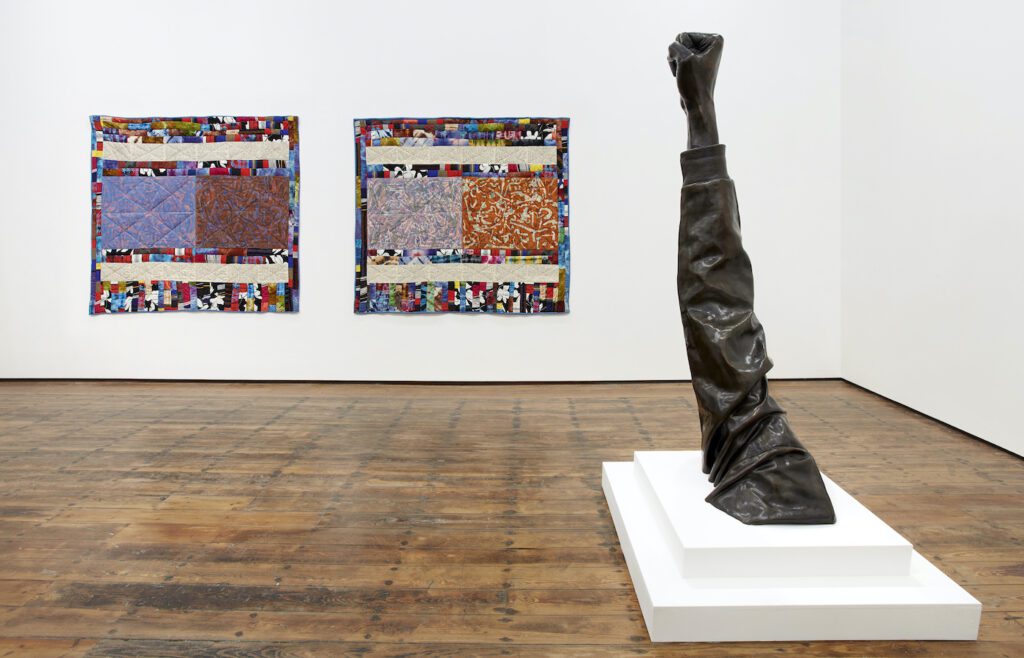 Faith Ringgold & Hank Willis Thomas,Freedoms Going Home, Installation View, 2023. Courtesy of Goodman Gallery 