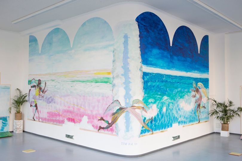 Thomias Radin, POLYCHROME – The Myth of Karukera and Cibuqueira, Galerie Wedding, 2023. Photo: Juan Saez. Courtesy: Galerie Wedding.