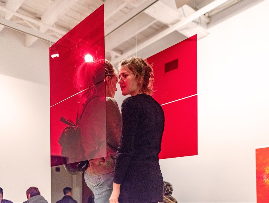 Kosisochukwu Nnebe, Installation view at I want you to know I am hiding something from you / since what I am is uncontainable. Artexte, Montreal, Canada. 2022. Courtesy of the artist.