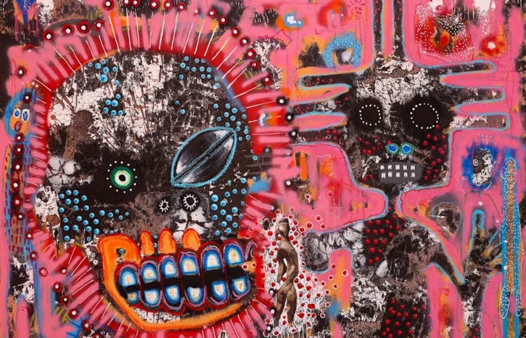 Mederic TURAY, AKWABA (detail), 2023. Courtesy of OOA Gallery