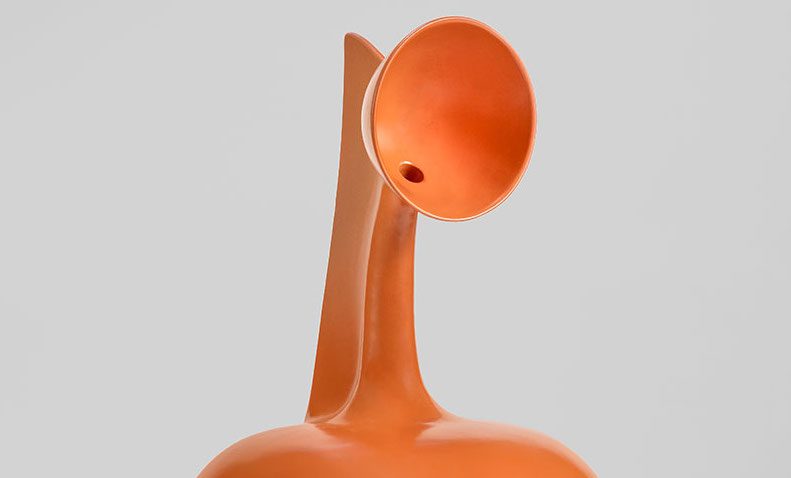 Magdalene Odundo, Untitled (Detail), 1987. Ceramic, Maxine and Stuart Frankel Foundation for Art. Photo: PD Rearick